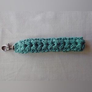 Teal Key Wristlet
